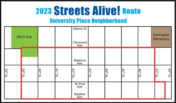 Streets Alive Map 2023 